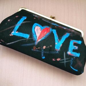 Vintage Graphitti Handpainted